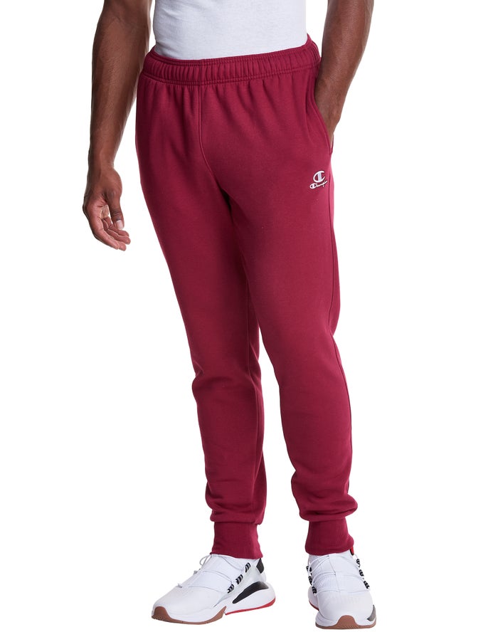 Champion Joggingbroek Heren - DonkerRood - Classic Fleece ( 028967-WJA )